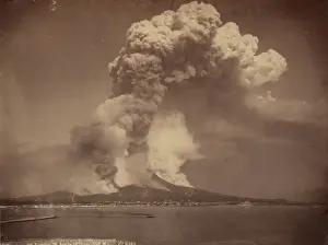 Active Volcanoes In Europe Imprime: Mount Vesuvius, active