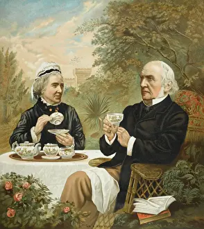Señor y Sra W.E.Gladstone