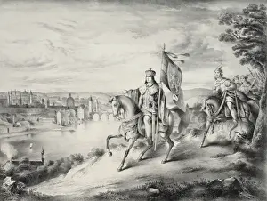 Medieval European Cityscape Imprime: NAME?