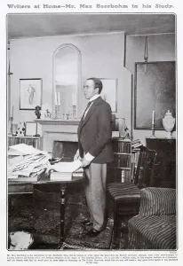 Nuevas Imágenes Agosto 2021 Imprime: Max Beerbohm (1872-1956), escritor y dramaturgo