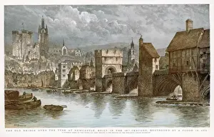 Irlanda Del Norte Imprime: Puente de Newcastle - Viejo