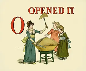 Impresiones de O Opened it Kate Greenaway Imprime: O Opened it