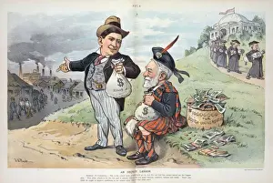 Andrew Carnegie Cartoon Imprime: An object lesson