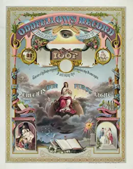Vintage Record Collection Imprime: Oddfellows record