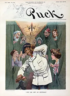 Early 20th Century Cartoons Imprime: Put me off at Buffalo