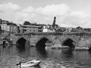 Medieval Bridge Architecture Imprime: Old Dee Bridge