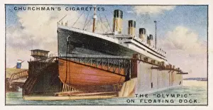 RMS Olympic History Imprime: Olympic in Dock