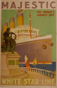 White Star Line Poster Imprime: (insert)
