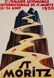 Vintage Car Poster Imprime: (insert)