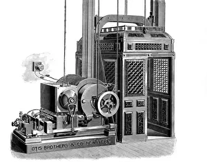 Revolución Industrial Imprime: Elevador eléctrico Otis