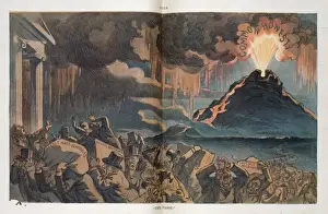 Puck Magazine Illustrations Online Imprime: The panic