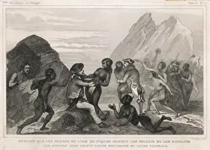 Pacific Ocean Exploration Imprime: Perouse / Easter Island