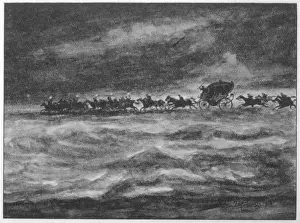 Historical Paranormal Images Imprime: Phantom Coach