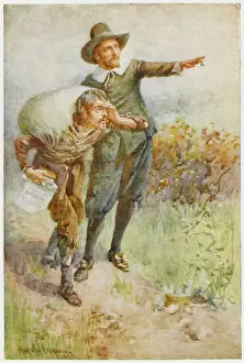 Christian Allegory Imprime: Pilgrims Progress 1