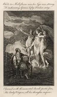Three Graces Painting Imprime: Pindar (& Three Graces)