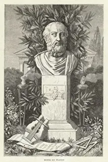 Platón Imprime: Platón, Busto