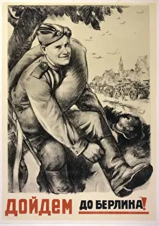 World War 2 Posters Imprime: Poster; into Berlin