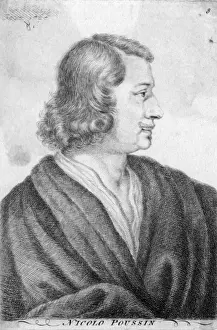 French Artist History Imprime: Poussin Profile