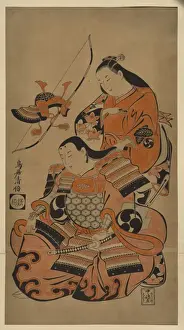 Woodblock Art Japan Imprime: Preparing for the first battle