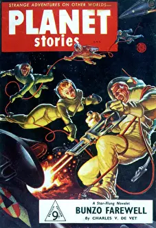 Retro Science Fiction Magazines Imprime: Preview of Peril / Sci-Fi