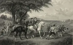 American Revolution Era Art Imprime: Provision train