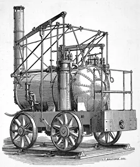 Steam Engine History Imprime: Puffing Billy engine