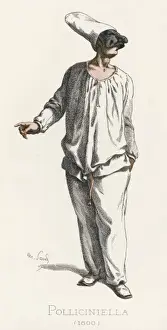 18th Century Art Imprime: PULCINELLO