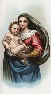 Christian Art Prints Online Imprime: Raphaels Madonna
