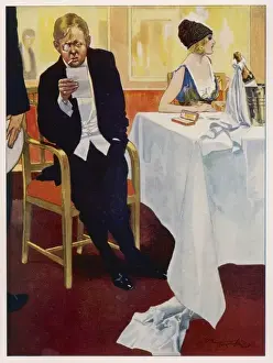 20th Century Britain Imprime: Receiving the Check