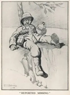 World War I Images Imprime: Reported Missing