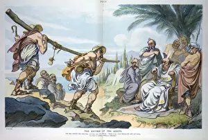 William Jennings Bryan Cartoon Imprime: The return of the scouts