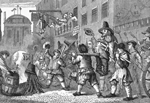 Fleet Street History Imprime: Roasting the rumps