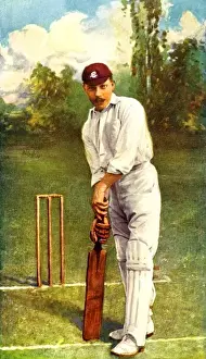 Vintage Cricket Photo Imprime: Robert Abel. Cricketer