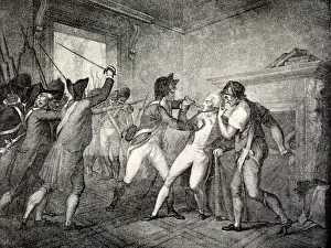 French Revolution Events Imprime: Robespierre Arrested