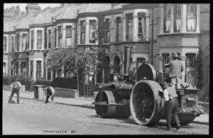 Historic Steam Engine Photos Imprime: Roller (Suburb)