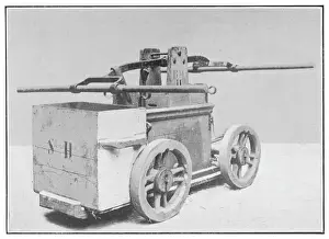 Firefighting History Imprime: Roman Fire Engine / Pump