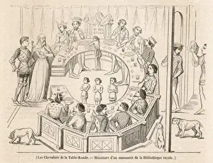 Arthurian Legend Art Imprime: Round Table