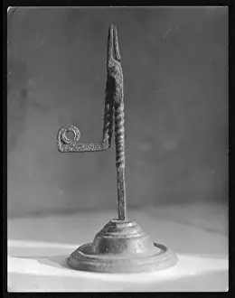 Antique Lighting Fixtures Imprime: Rushlight Holder