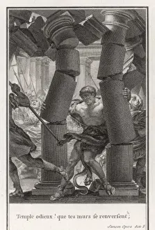 Old Testament Artwork For Sale Imprime: Samson in the Temple