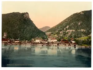 Lower Austria Views Imprime: Sarningstein, (i. e. Sarmingstein), Lower Austria, Austro-Hu