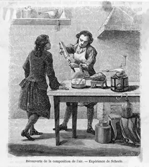 18th Century Scientist Imprime: Scheele Discovers