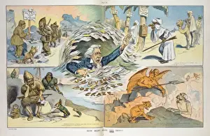 Vintage American Cartoons Imprime: How many have you sent?