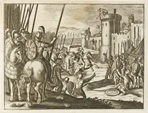 Historical Bible Events Imprime: Sheba Rebels