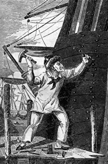 Ship Construction Process Imprime: Shipwright 1827