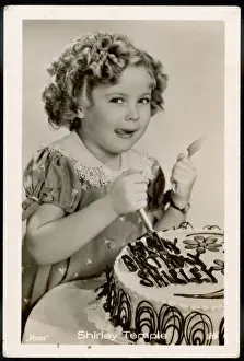 Famosos Imprime: Temple de Shirley / Torta