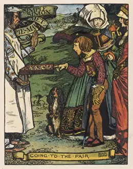 Historical Nursery Rhymes Imprime: Simple Simon
