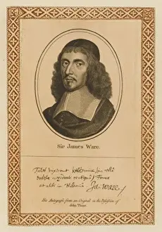 Irish History Figures Imprime: Sir James Ware