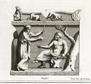 Classical Art Prints Online Imprime: Socrates & Xanthippe (2)