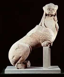 Ancient Spanish Art Imprime: Sphinx from Agost