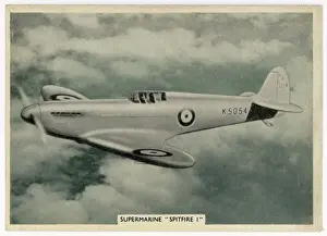 Supermarine Spitfire Imprime: Spitfire at Start War